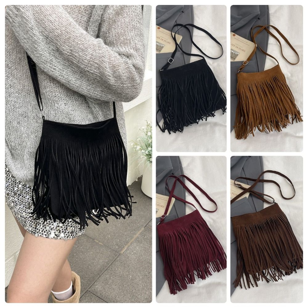 Bucket Bag Suede - Borsa a Tracolla in Camoscio con