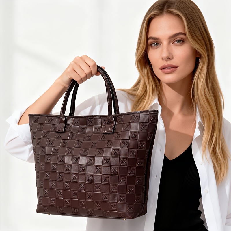 Luxury Quilted Bags - Borsa Tote da Donna in Pelle