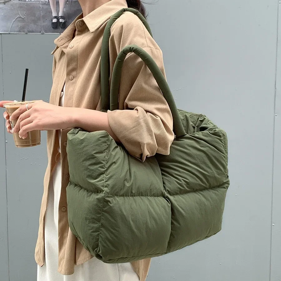 Luxury Quilted Bags - Tote imbottito in cotone Borsa a