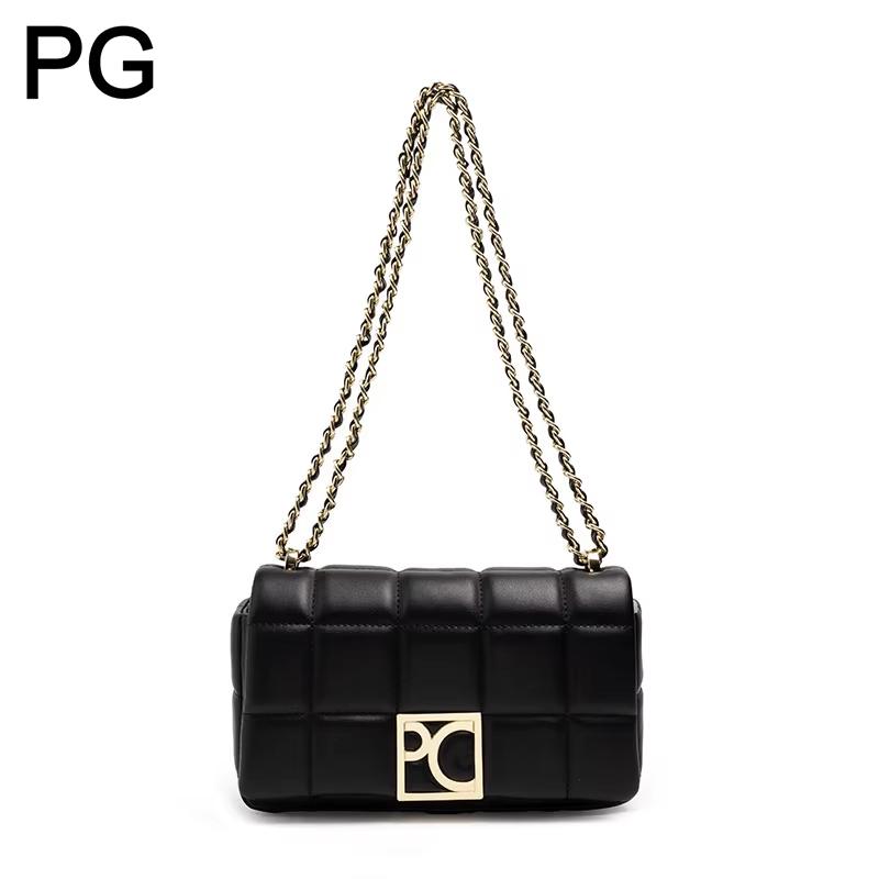 Luxury Quilted Bags - Borsa a tracolla PG da donna,