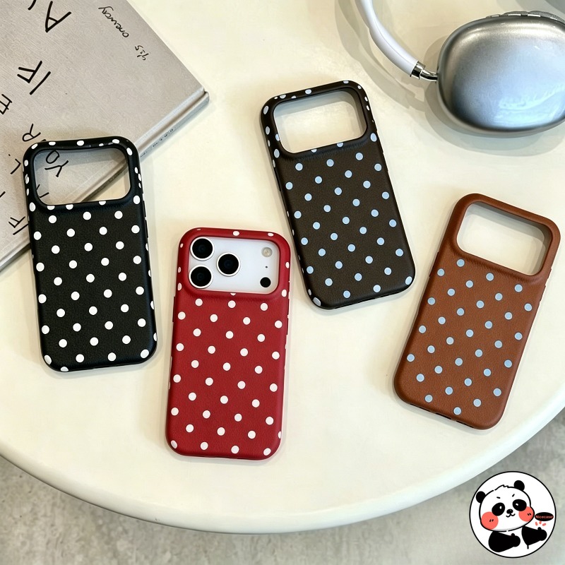 Luxury Bags India - Custodia per telefono con pois carini