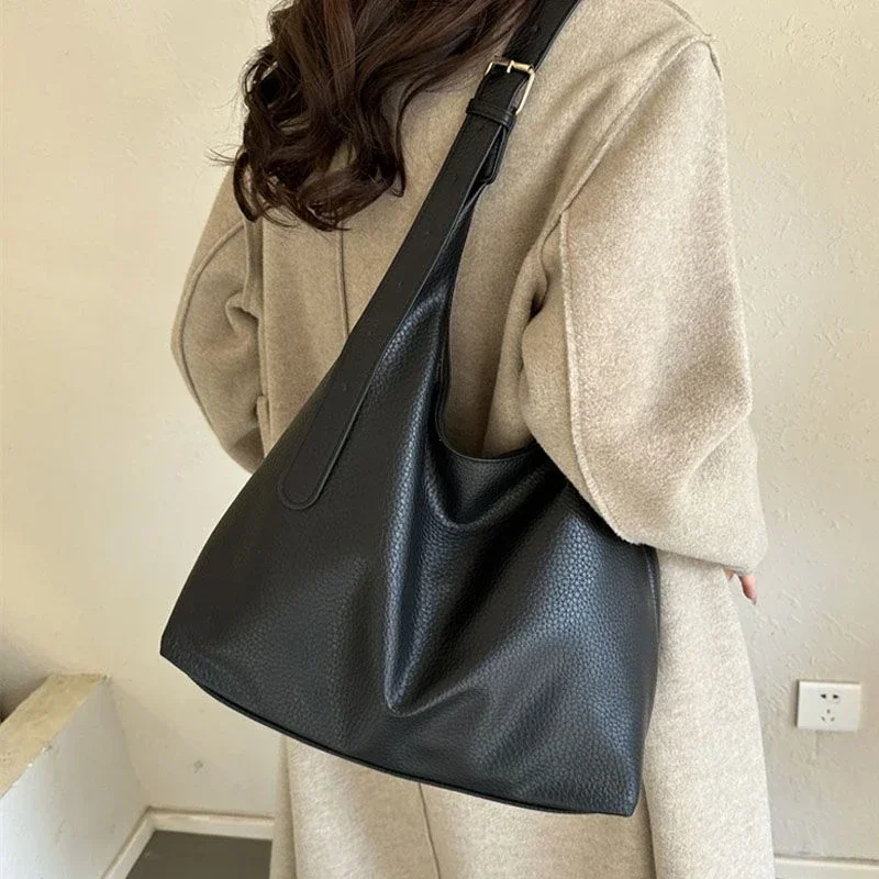 Bucket Bag Suede - Borsa tote in pelle moda per