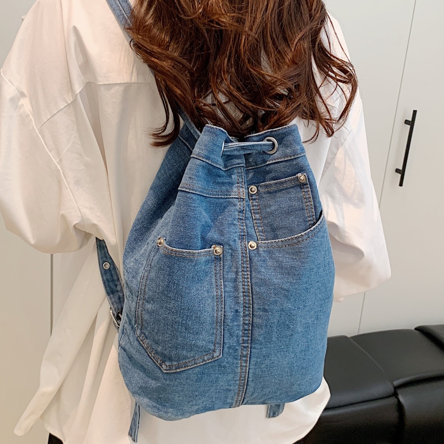 Luxury Bags Denim - Zaini in denim da donna, zaino