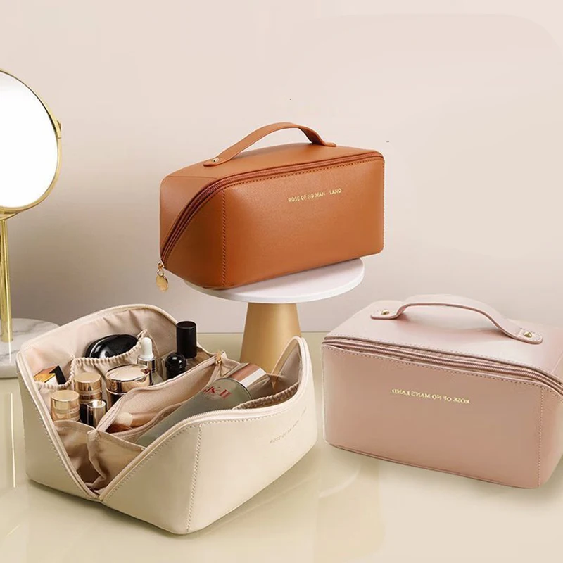 Luxury Ziploc Bags - Borsa Cosmetica Grande Capacità, Beauty Case