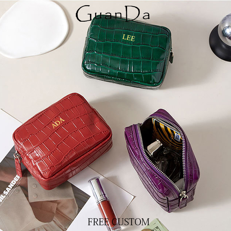 Luxury Ziploc Bags - Portamonete di Lusso in Vera Pelle