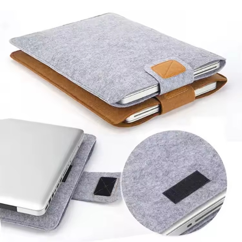 Luxury Bags Laptop - Borsa portatile in feltro antigraffio, custodia