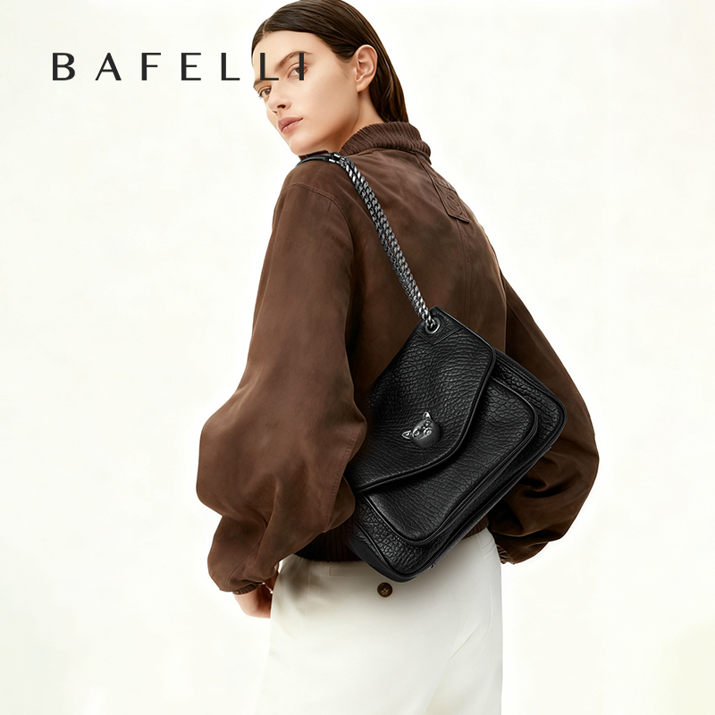 Bucket Bag Suede - BAFELLI Borsa a Tracolla Trendy con