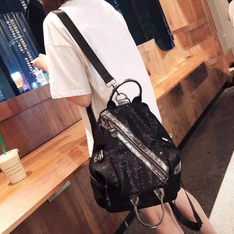 Nuove donne Nylon paillettes z - Luxury Bags Vintage recensione e prezzo
