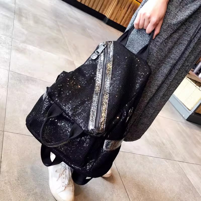 Nuove donne Nylon paillettes z - Luxury Bags Vintage recensione e prezzo
