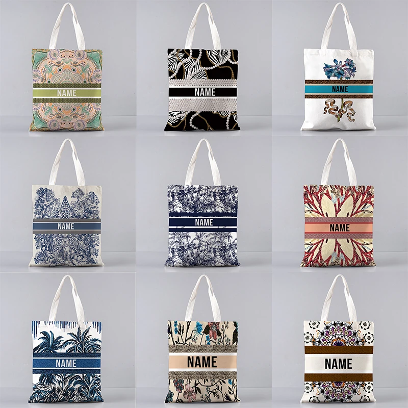 Borsa Tote in tela con testo p - Luxury Bags Brand Names recensione e prezzo