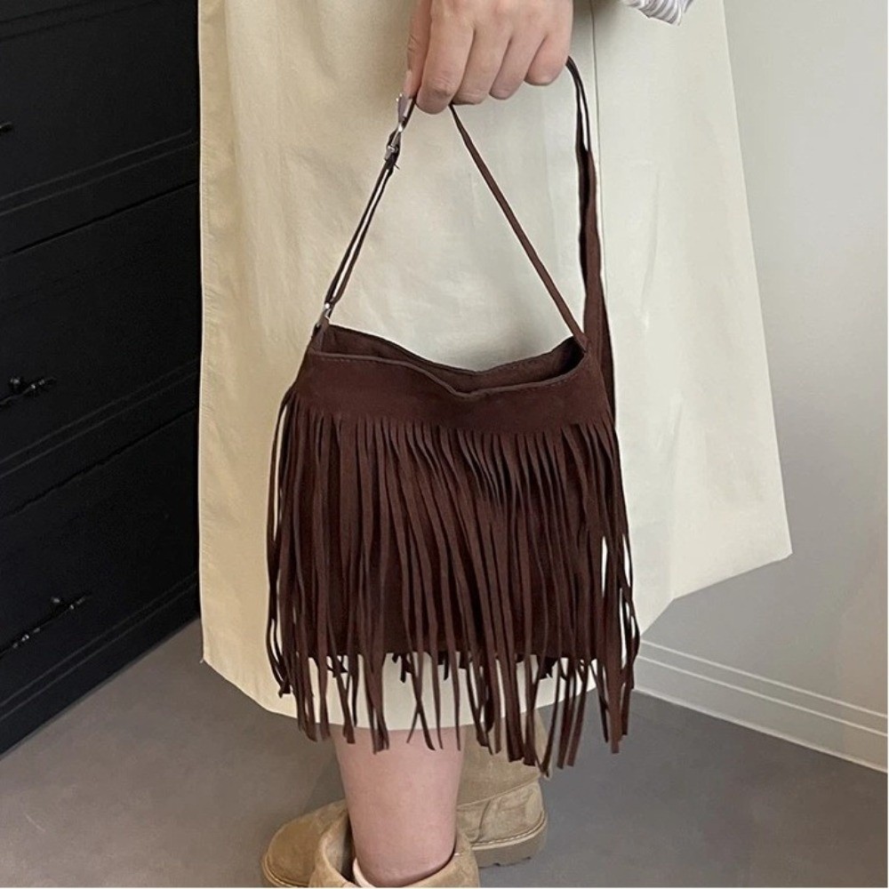 Borsa a Tracolla Vintage in Pe - Bucket Bag Suede recensione e prezzo
