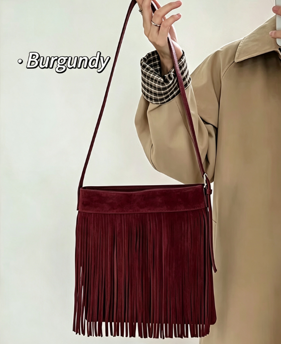 Borsa a Tracolla Vintage Bohem - Bucket Bag Suede recensione e prezzo