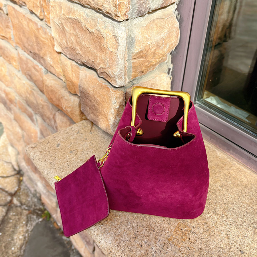 Borsa a tracolla a tracolla da - Bucket Bag Suede recensione e prezzo