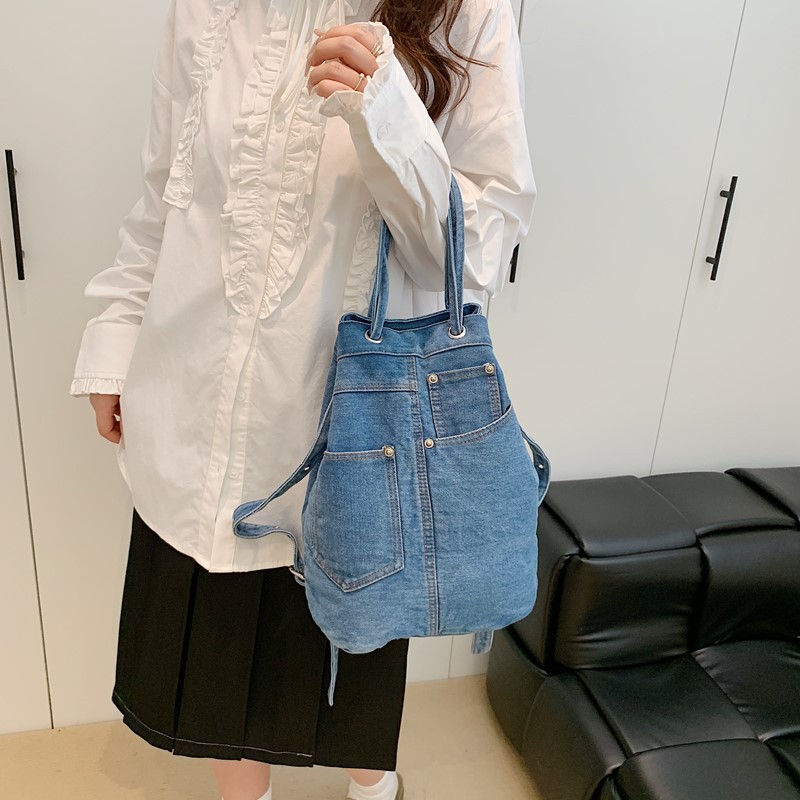 Zaini in denim da donna, zaino - Luxury Bags Denim recensione e prezzo