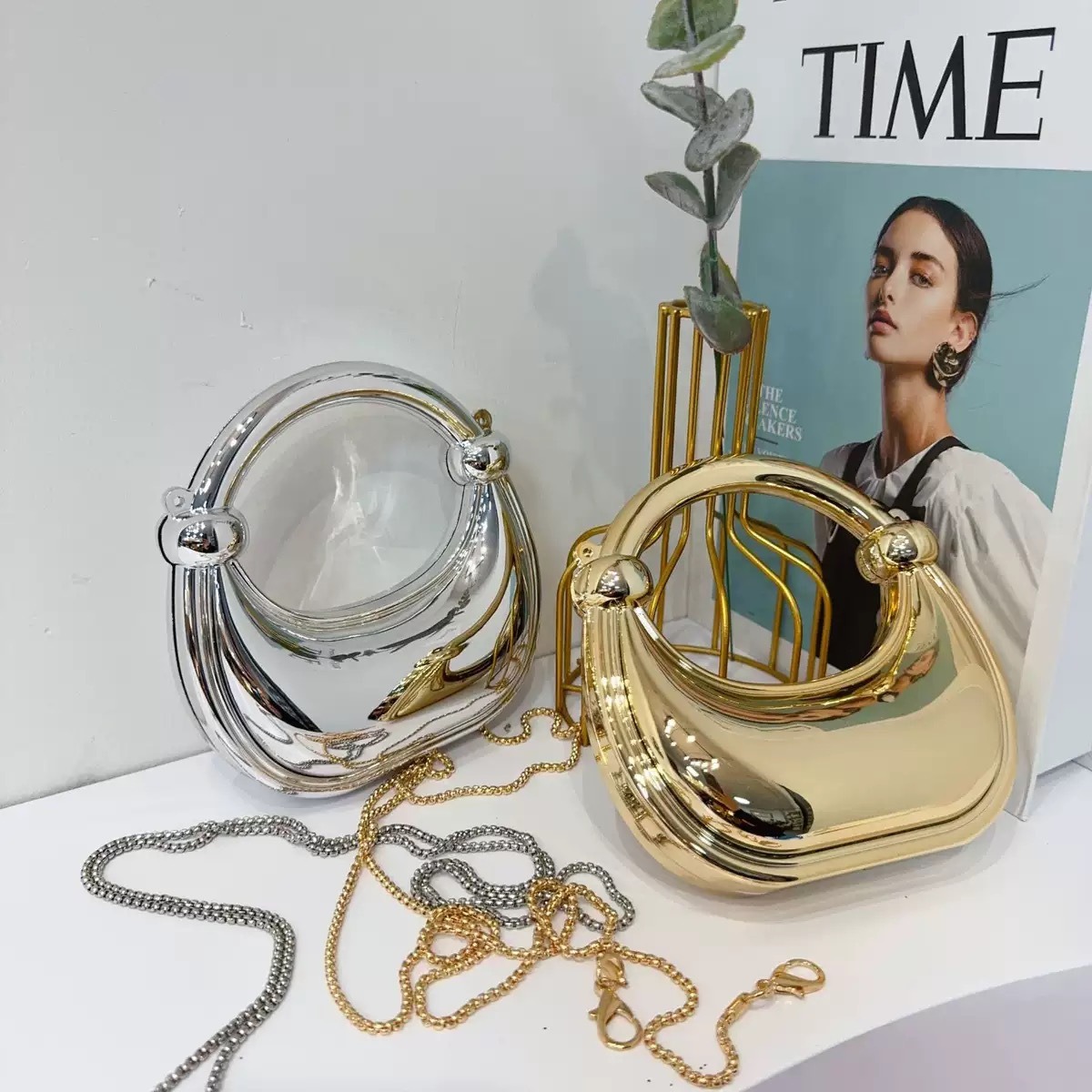 Mini borsa da sera dorata Bors - Luxury Bags And Accessories recensione e prezzo