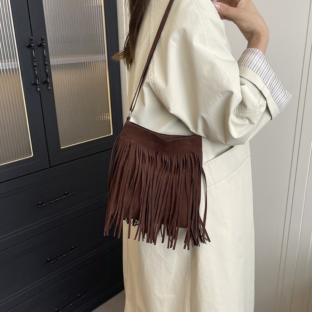 Borsa a Tracolla Vintage in Pe - Bucket Bag Suede recensione e prezzo